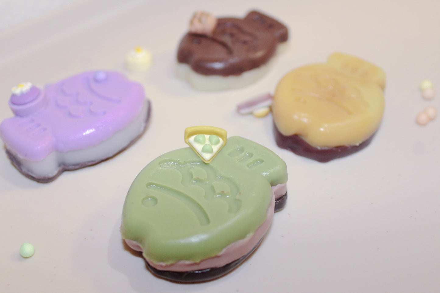 Taro & Purple Rice Mochi Taiyaki